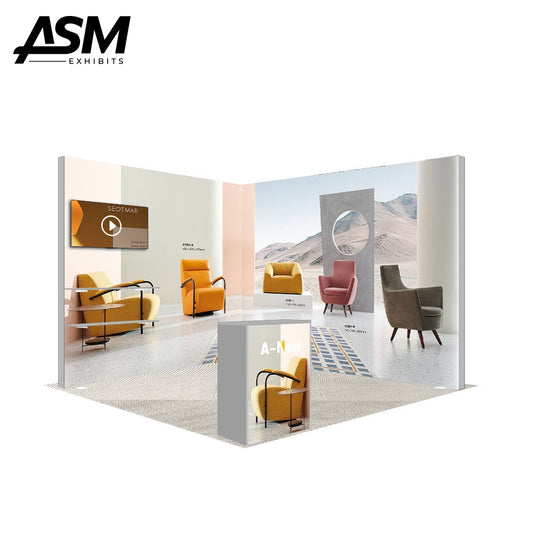 Custom 10x10ft Durable Aluminum Exhibition Stand – view 2