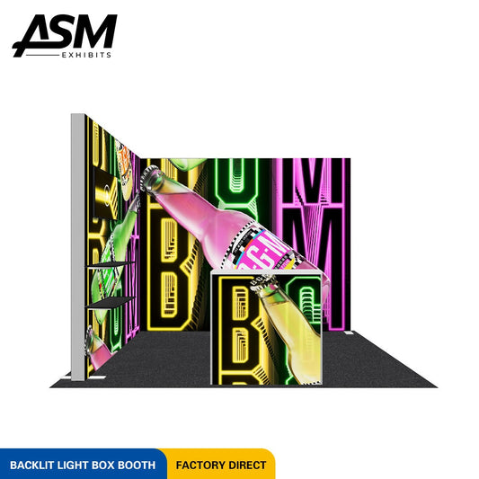 Custom 10x10ft Double Sided Trade Show Booth – view 2
