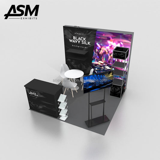 Custom 10x10ft Exhibition Booth Salt Lake City UT – view 2