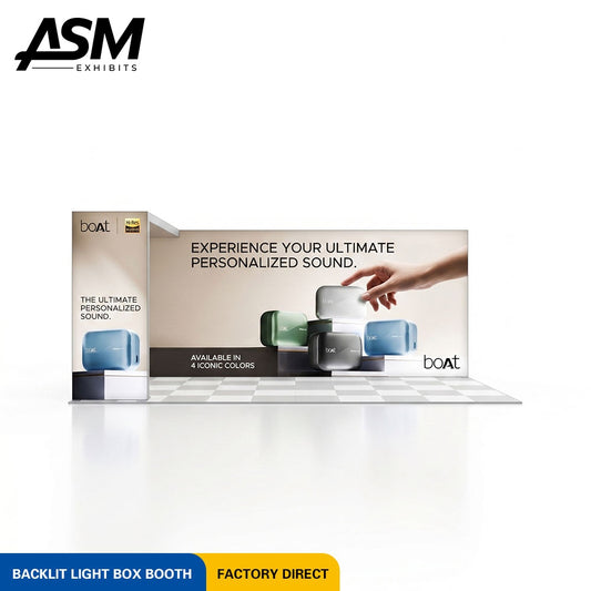 10x20ft (3x6m) AENW Foldable Modular Exhibition Booth – view 2