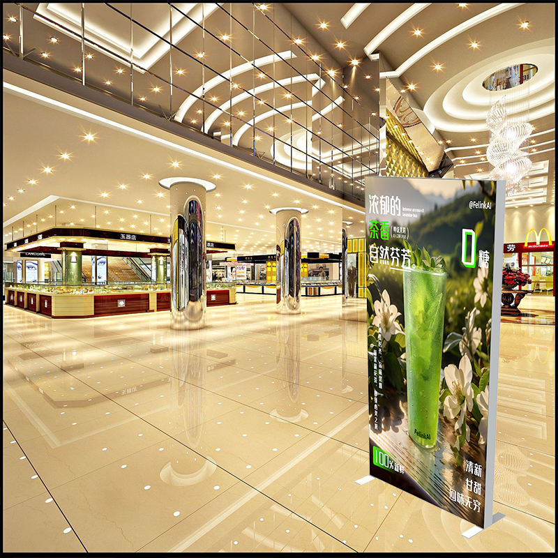 Hanging SEG LED Light Box – Trade Show Display – Style 109 – View 5