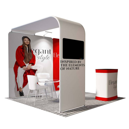 10x10ft (3x3m) Exhibition Booth – Style 031 | ASM Exhibits – View 2