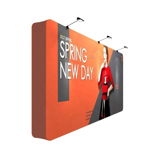 Pillowcase Tension Fabric Backdrop – Portable Trade Show Display – Style 05 – View 2