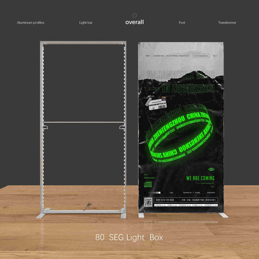 Hanging SEG LED Light Box – Trade Show Display – Style 076 – View 2