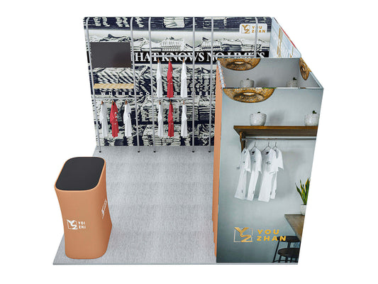 10x10ft (3x3m) Exhibition Booth – Style 059 | ASM Exhibits – View 2