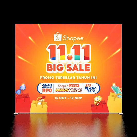 Large SEG LED Light Box 3x2.5m – Trade Show Backdrop – Style 038 – View 2