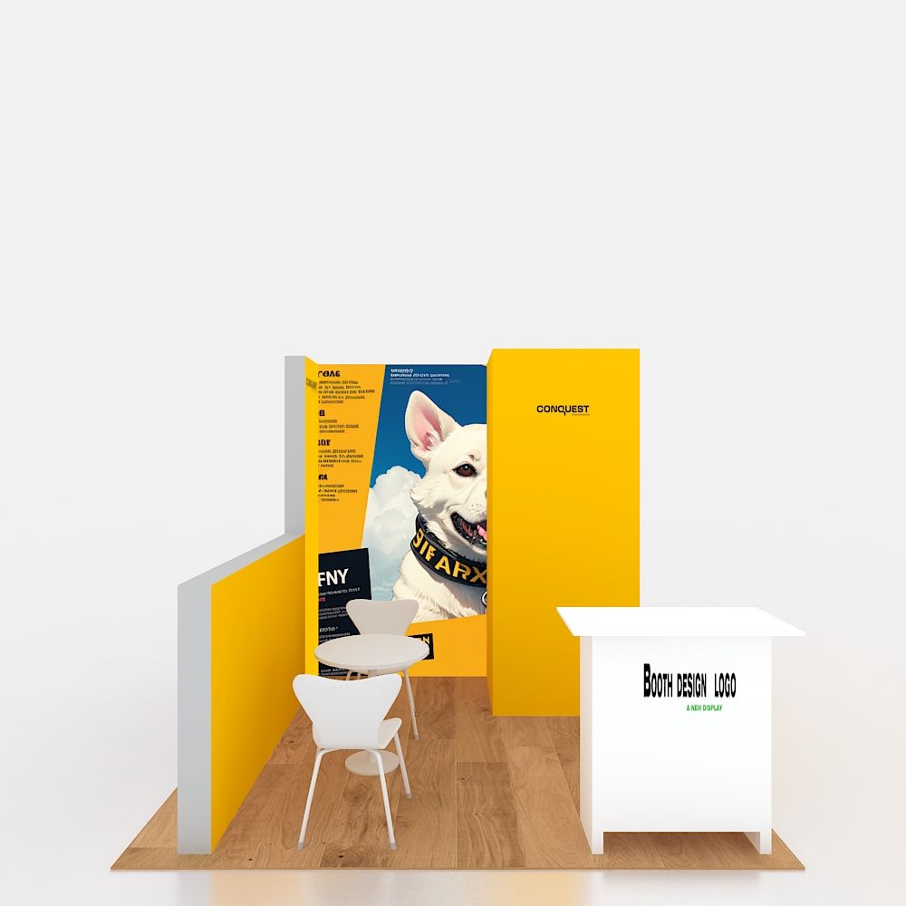 10x10ft (3x3m) Exhibition Booth – Style 061 | ASM Exhibits – View 6
