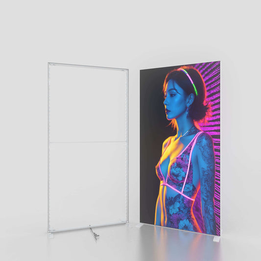 Large SEG LED Light Box 3x2.5m – Trade Show Backdrop – Style 071 – View 2