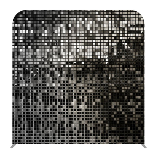 Sequin Tension Fabric Backdrop – Portable Trade Show Display Wall – Style 02 – View 2