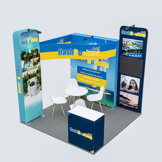 10x10ft (3x3m) Exhibition Booth – Style 032 | ASM Exhibits – View 2