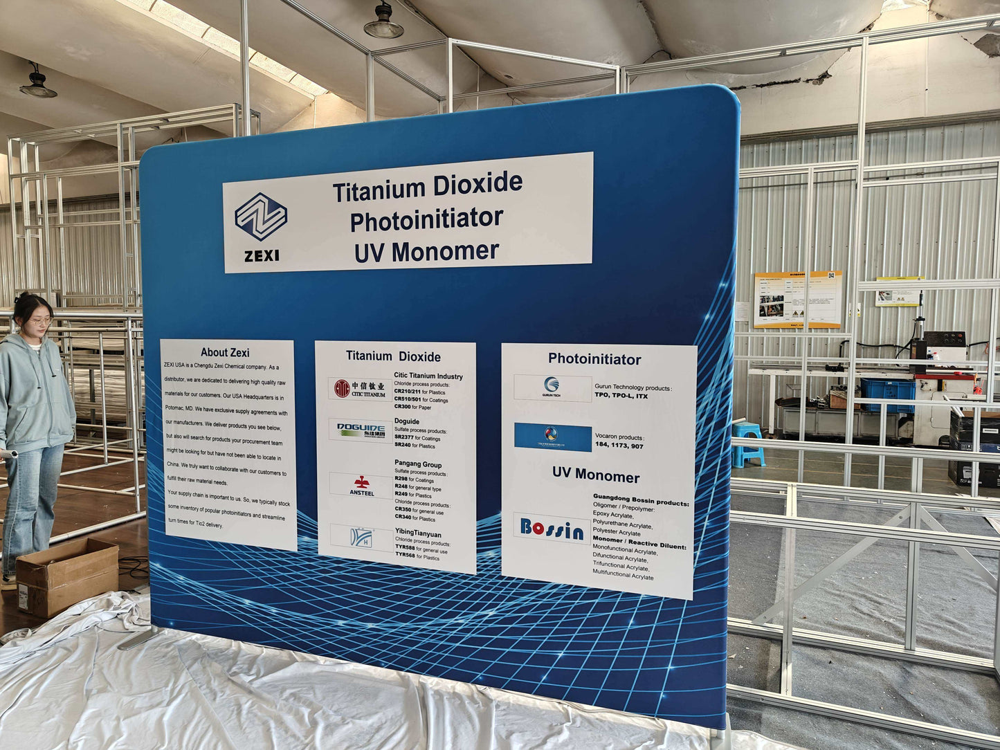 Double-Sided Tension Fabric Backdrop – Trade Show Display Stand – Style 79 – View 6