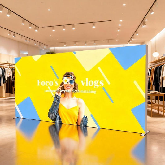 Large SEG LED Light Box 10x20ft – Exhibition Booth Display – Style 257 – View 2