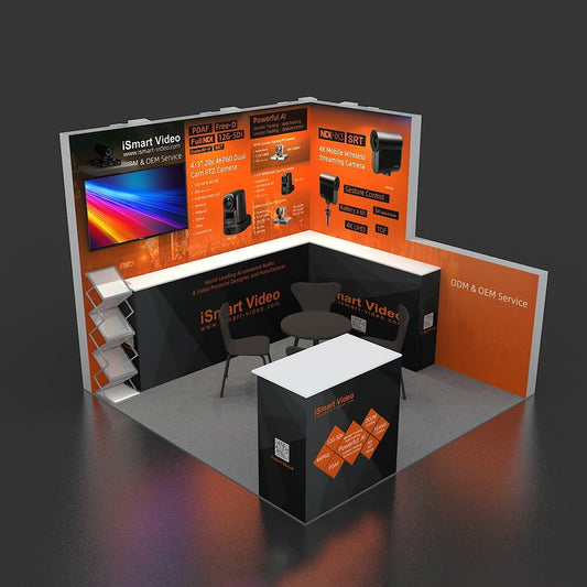 10x10ft (3x3m) Exhibition Booth – Style 034 | ASM Exhibits – View 2