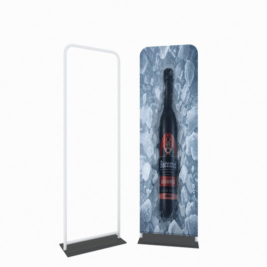 EZ Tube Tension Fabric Banner Stand – Portable Trade Show Display – Style 23 – View 2