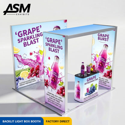 10x10ft Aluminum Frame Trade Show Display – view 2