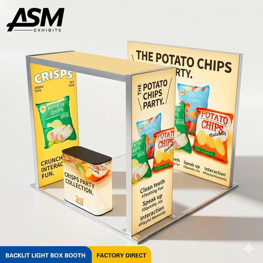 Custom 10x10ft SEG Backlit Exhibition Display – view 2