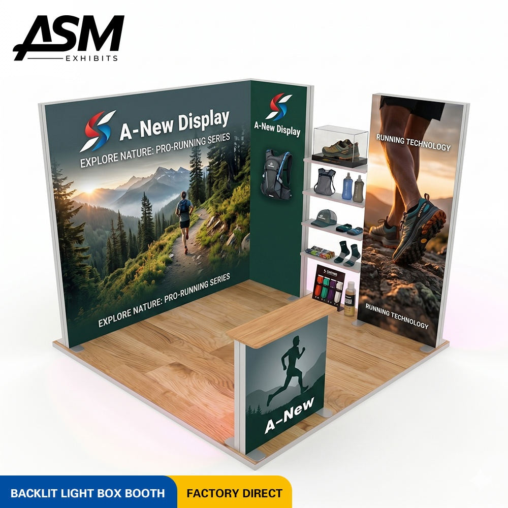 Custom 10x10ft Modular Exhibition Stand – view 2