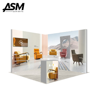 Custom 10x10ft Durable Aluminum Exhibition Stand – view 2