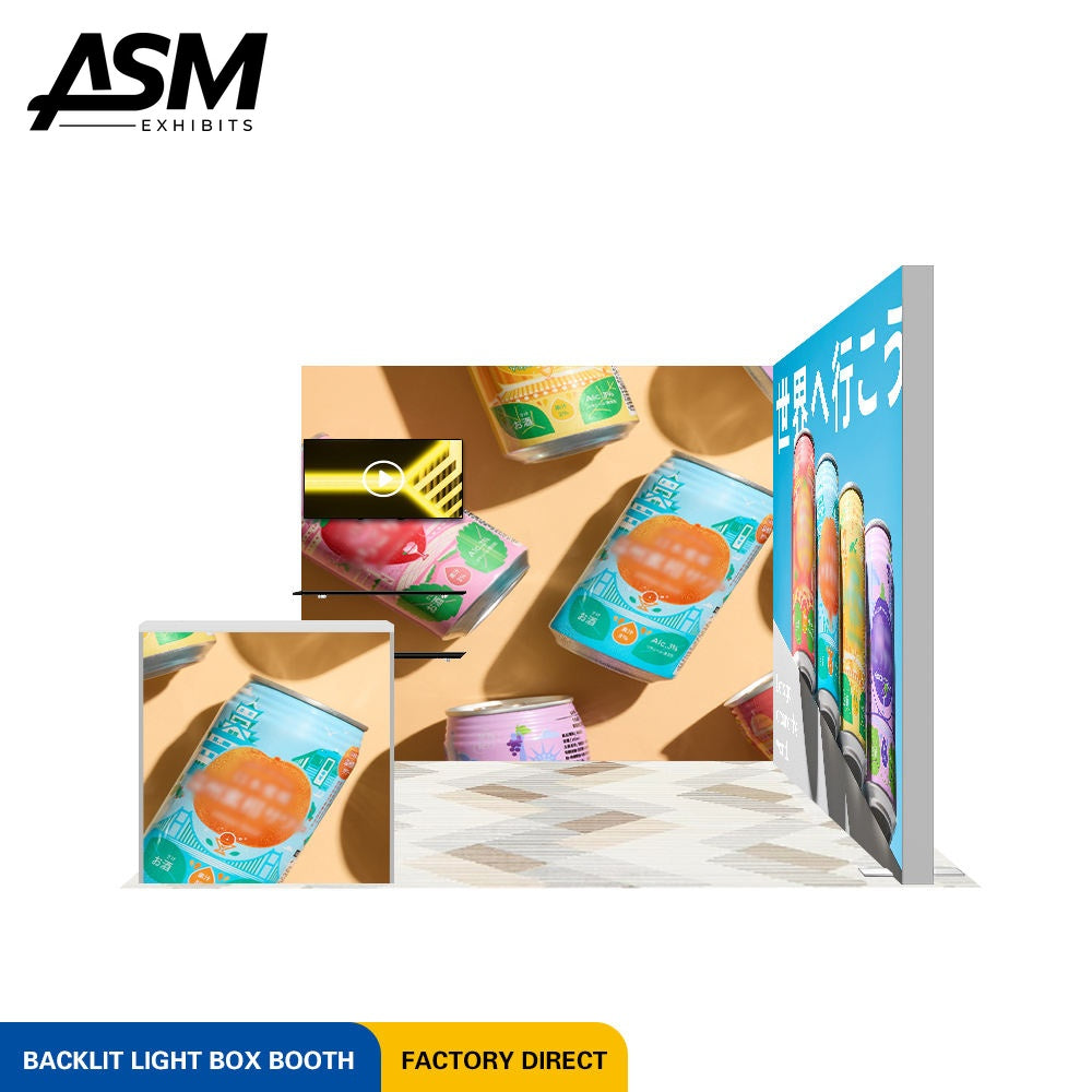 10x10ft Modular Aluminum Trade Show Exhibit – view 2