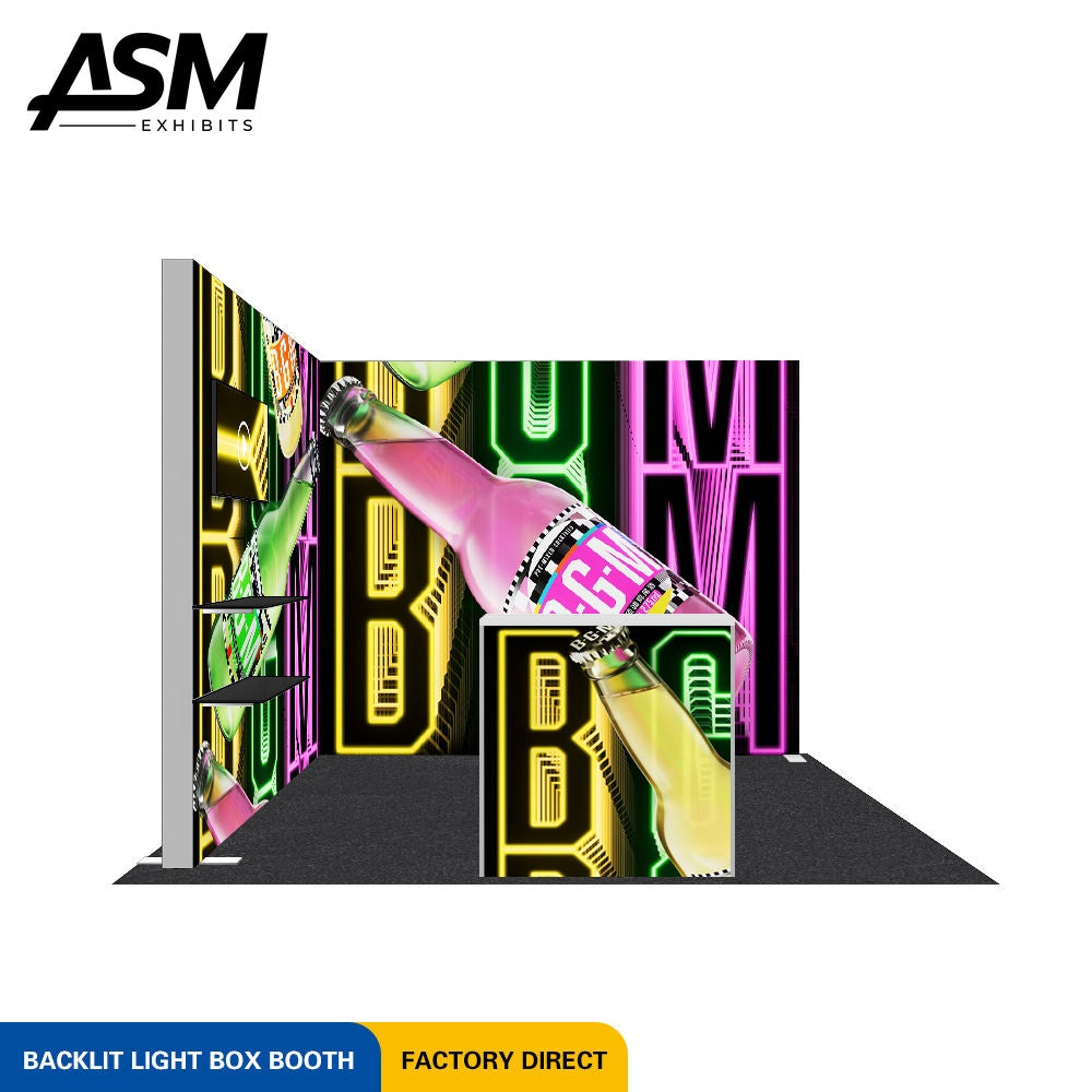Custom 10x10ft Double Sided Trade Show Booth – view 2