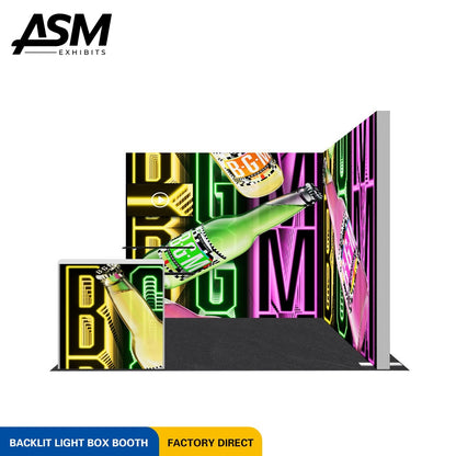 Custom 10x10ft Double Sided Trade Show Booth – view 3