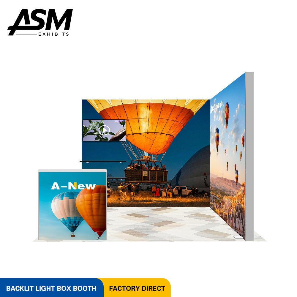 10x10ft Wrinkle-Free Fabric Exhibition Booth – view 2