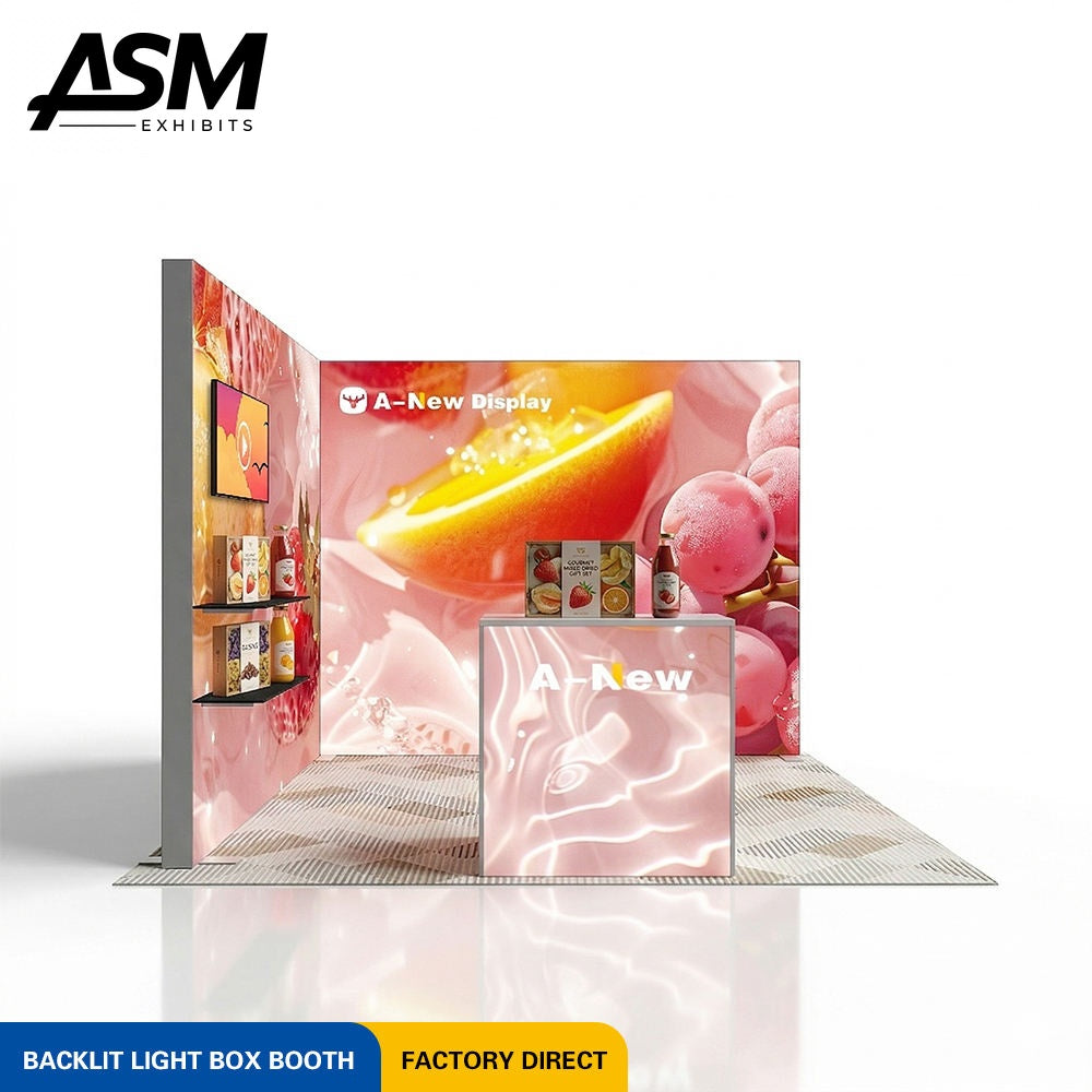 10x10ft Branded Exhibition Booth Display – view 2