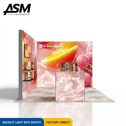 10x10ft Branded Exhibition Booth Display – view 2