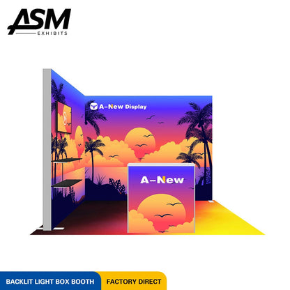 Custom 10x10ft High Impact Trade Show Stand – view 2