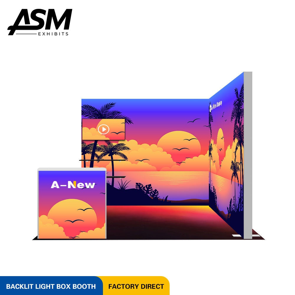 Custom 10x10ft High Impact Trade Show Stand – view 3