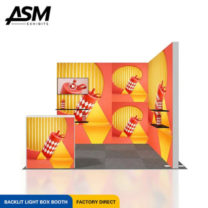 Custom 10x10ft Premium Trade Show Booth – view 2