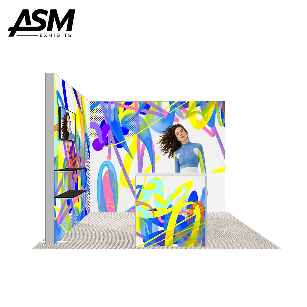 Custom 10x10ft Professional Trade Show Display – view 2