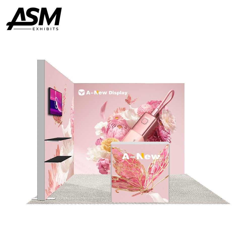10x10ft Stretch Fabric Exhibition Stand – view 2