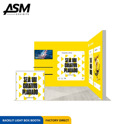 10x10ft Trade Show Booth with Shelving – view 3