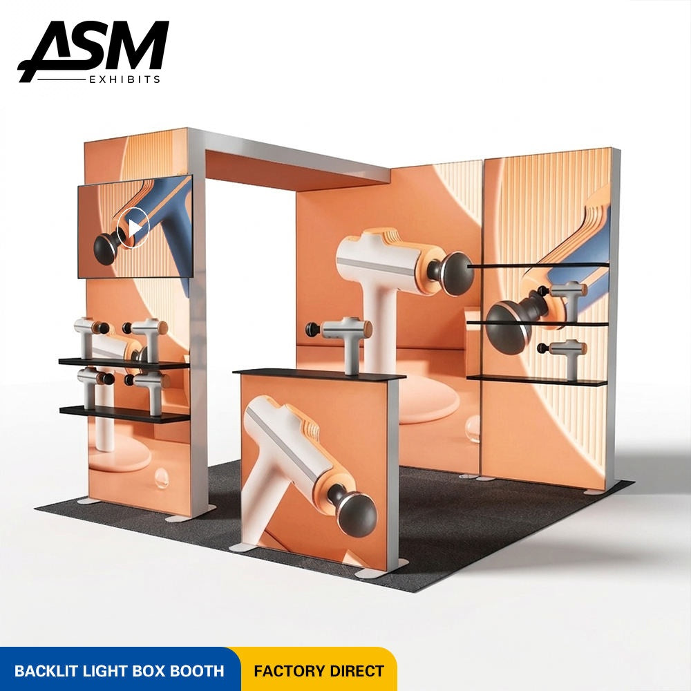 10x10ft Island Trade Show Display Booth – view 2