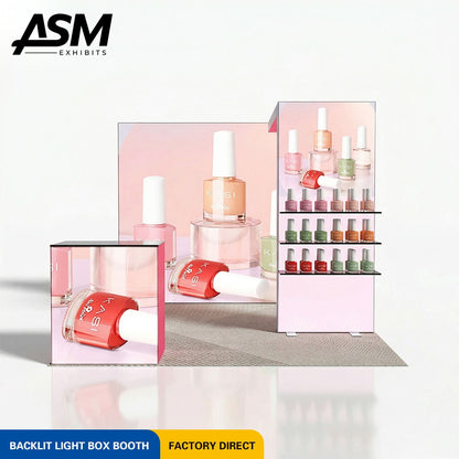 10x10ft Straight Backwall Trade Show Booth – view 2