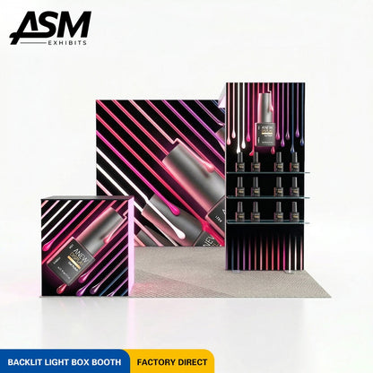 Custom 10x10ft SEG Frame Exhibition Stand – view 2