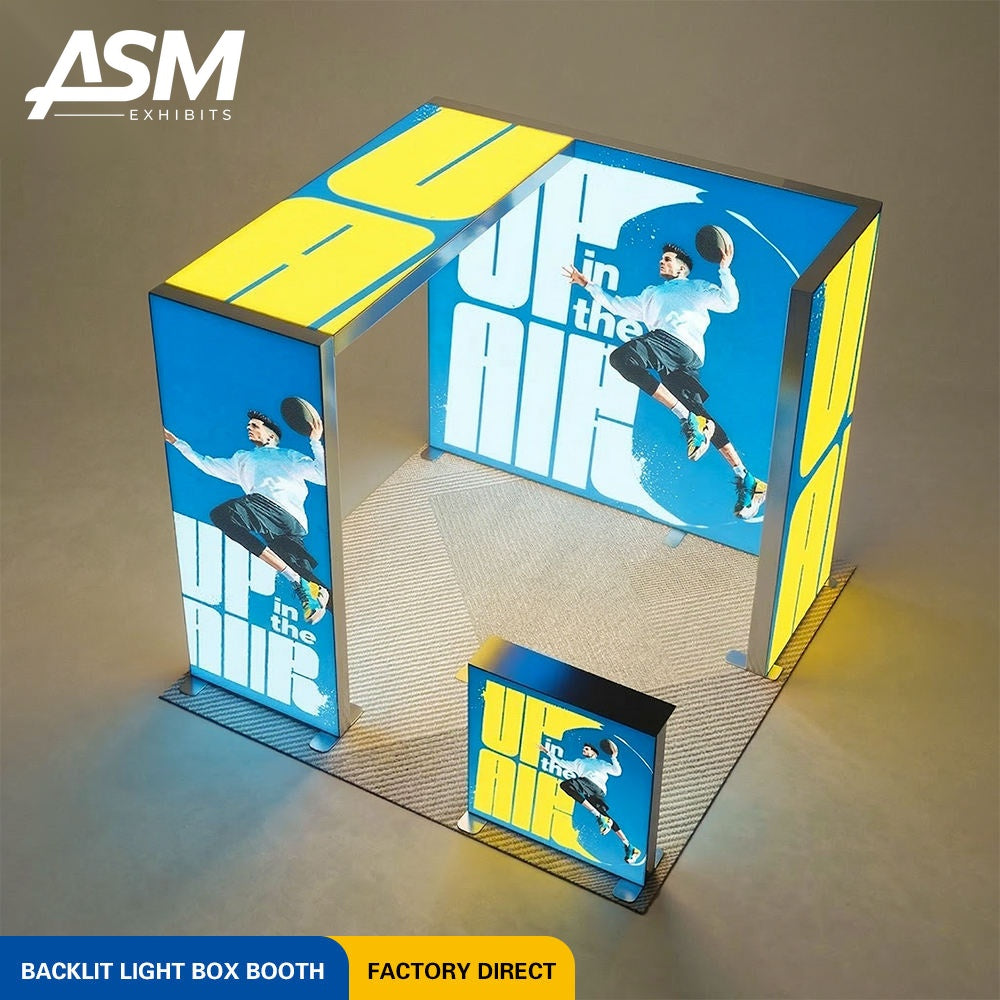 10x10ft Trade Show Booth Kit with Case – view 1