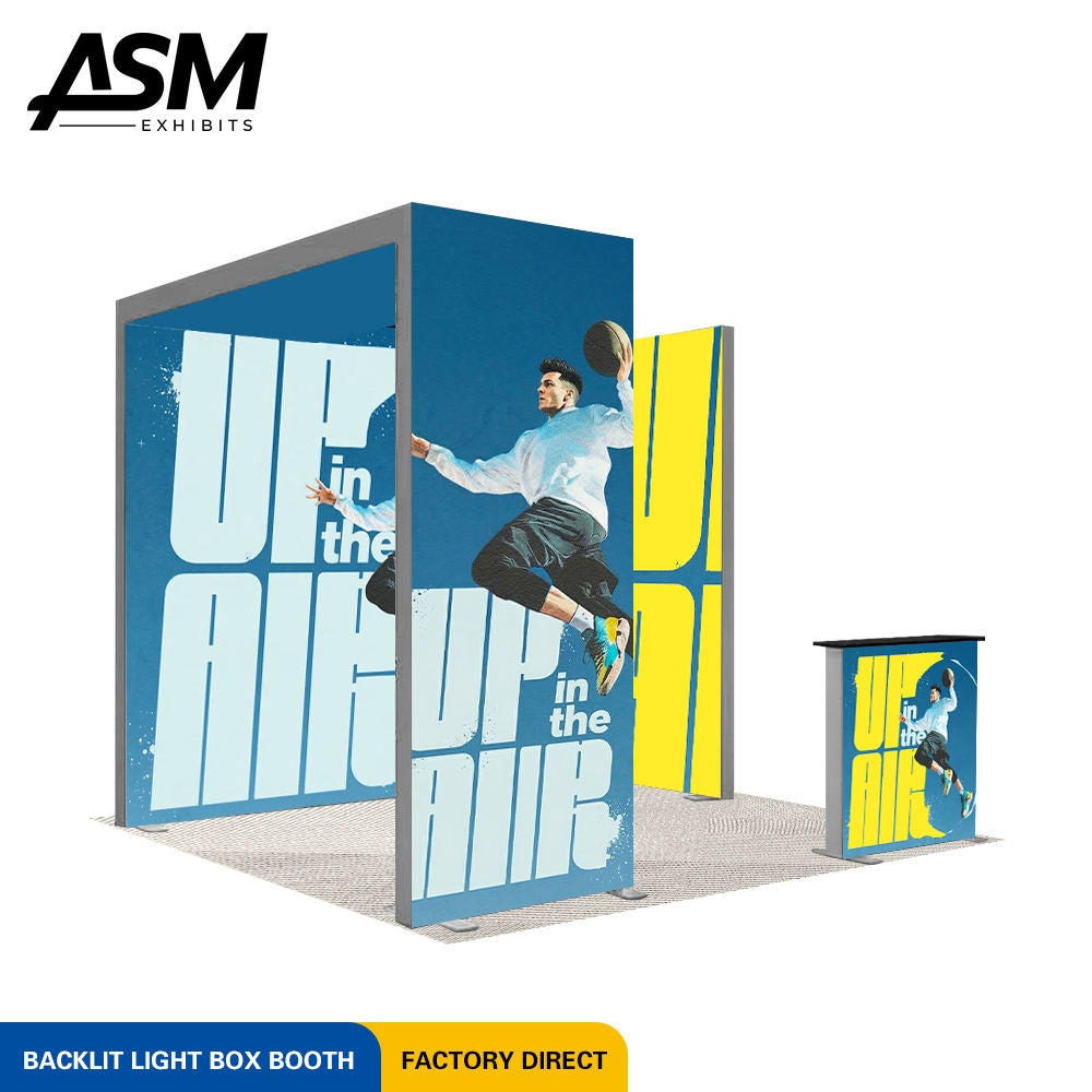 10x10ft Trade Show Booth Kit with Case – view 2