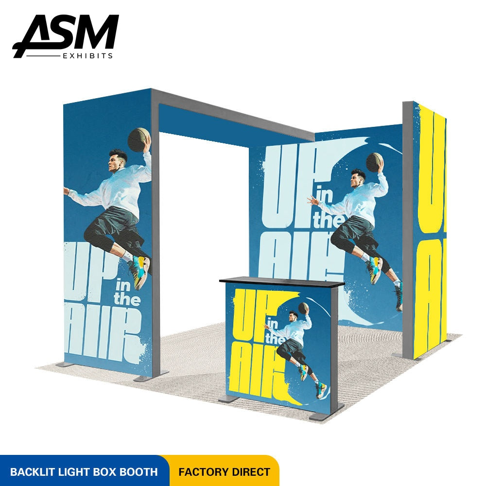 10x10ft Trade Show Booth Kit with Case – view 3