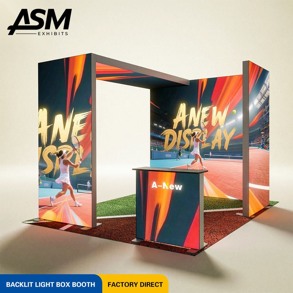Custom 10x10ft Branded Trade Show Stand – view 1
