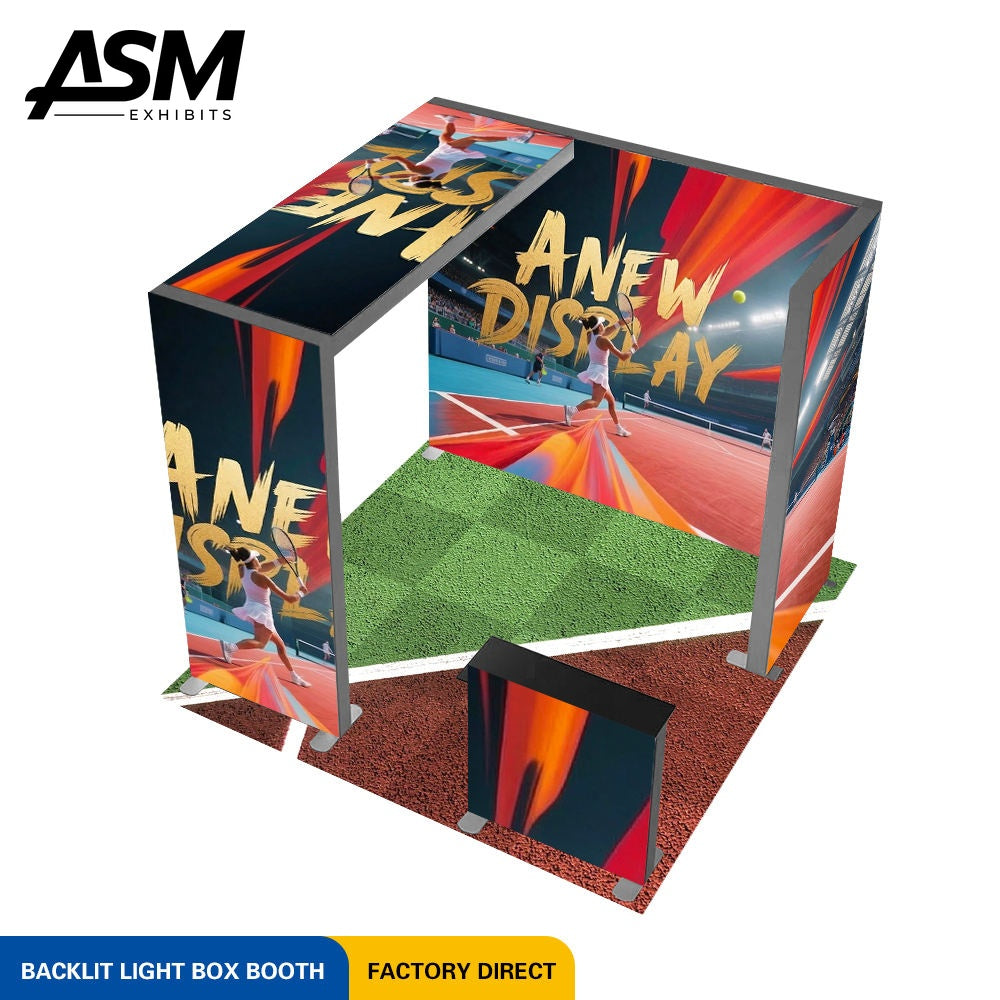 Custom 10x10ft Branded Trade Show Stand – view 2