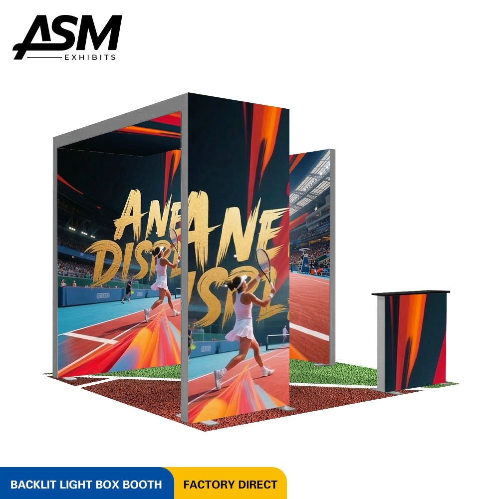 Custom 10x10ft Branded Trade Show Stand – view 3