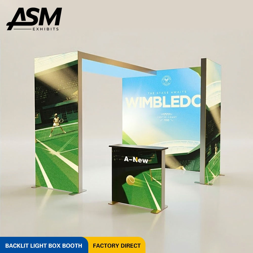 10x10ft Modular Wall Exhibition Display – view 3