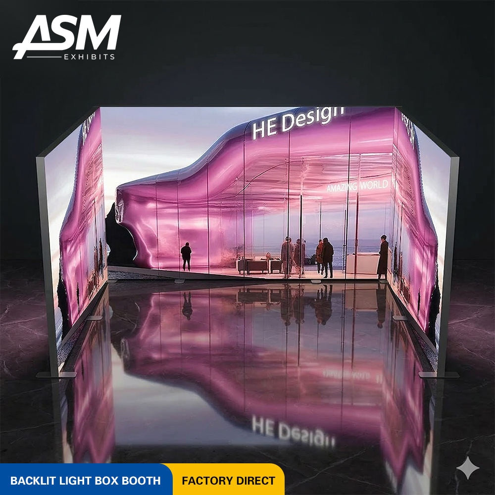 Custom 10x10ft Exhibition Booth with Storage – view 1