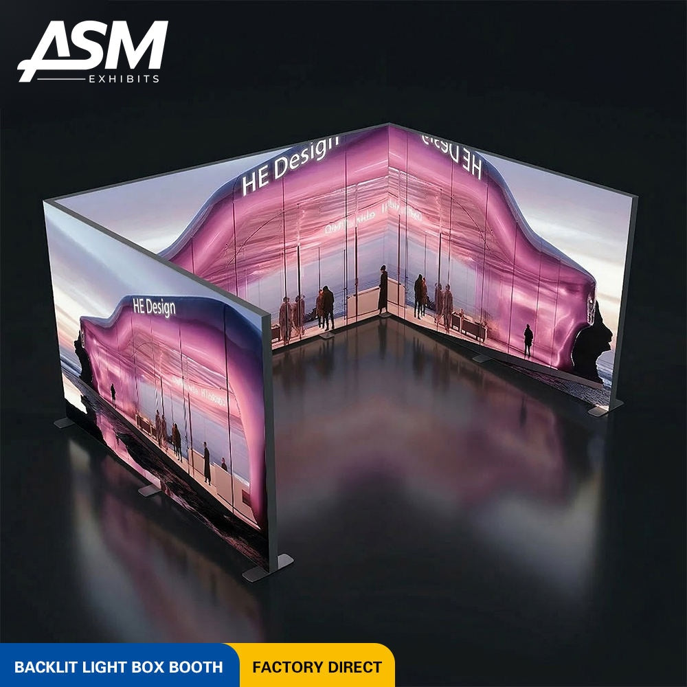 Custom 10x10ft Exhibition Booth with Storage – view 2