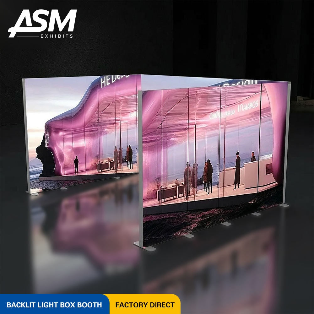 Custom 10x10ft Exhibition Booth with Storage – view 3
