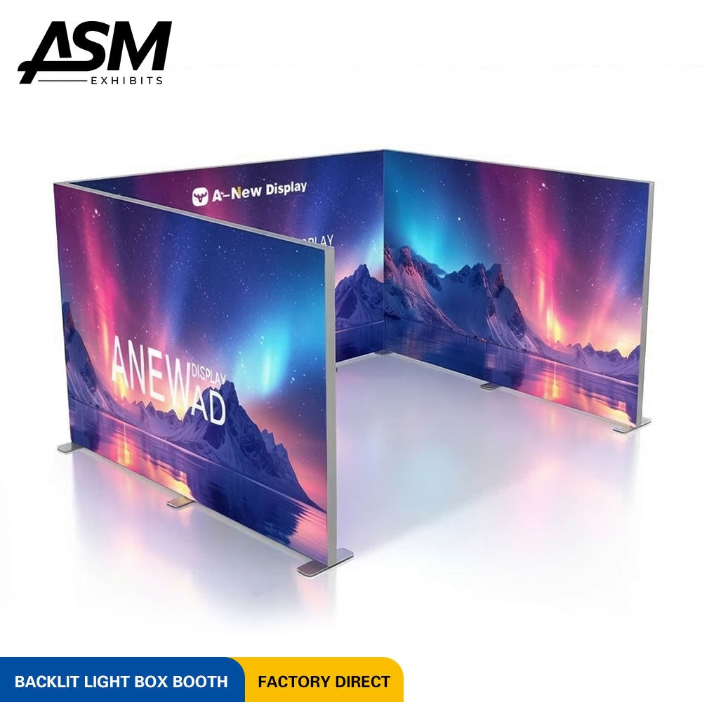10x10ft Full Wall Custom Trade Show Display – view 2