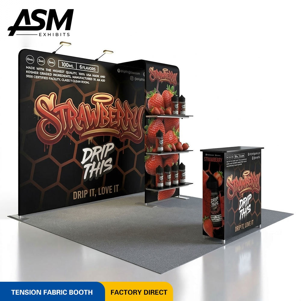 10x10ft Pop Up Exhibition Display Stand – view 1
