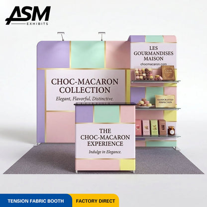 10x10ft Convention Center Trade Show Booth – view 2